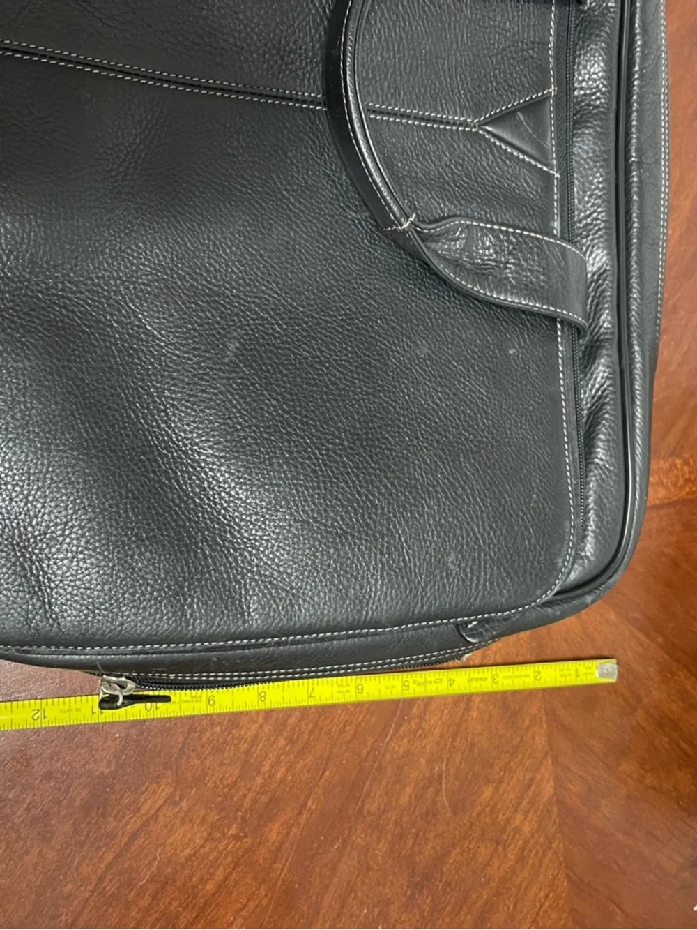 Johnston & Murphy Leather Briefcase Laptop Bag